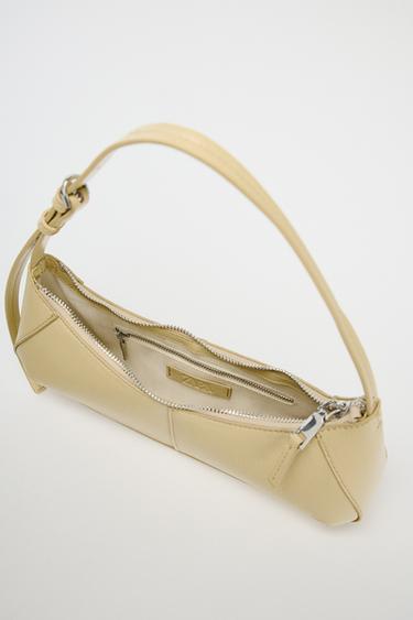SAC PORTÉ ÉPAULE ALLONGÉ - Jaune vanille de Zara - Image 5