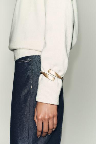 CONTRAST GLITTER BRACELET - Gold / Silver by Zara