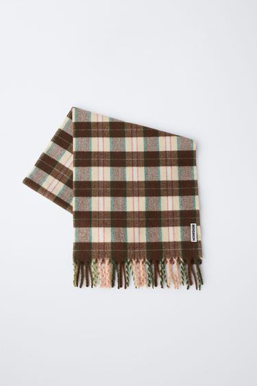 Zara PLAID SCARF BENSIMON ® X ZARA  - Brown - Image 0