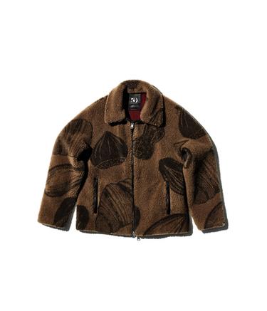 CEDRIC GROLET WOLL-JACQUARD-OVERSHIRT - Toffeefarben von Zara - Bild 0