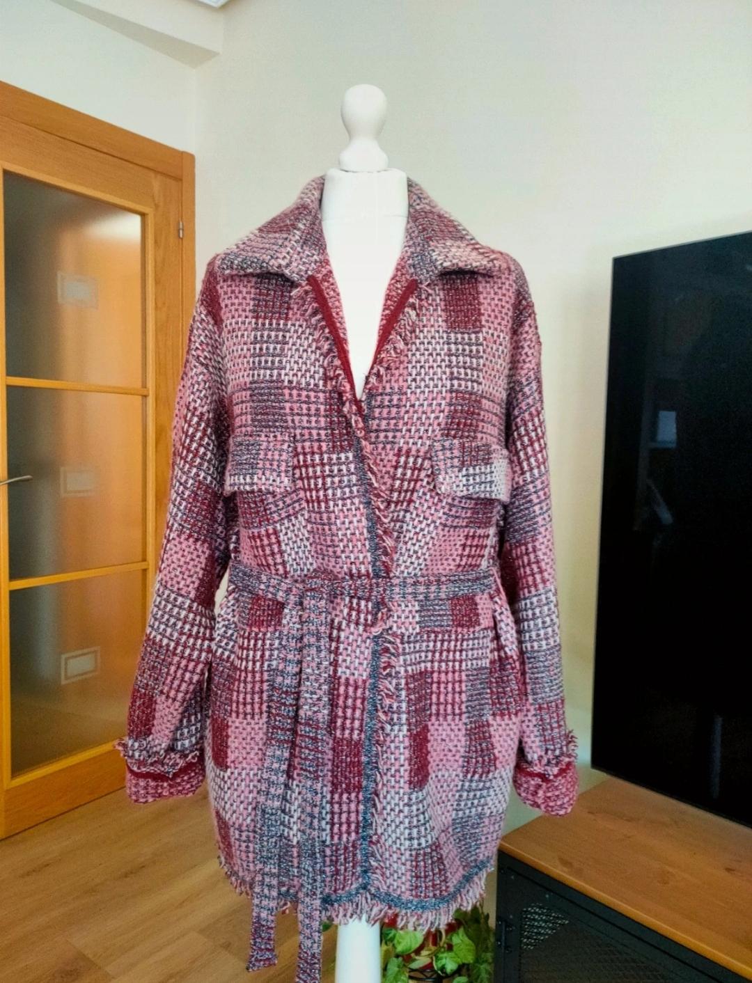 CHECK KNIT OVERSHIRT - Image 2