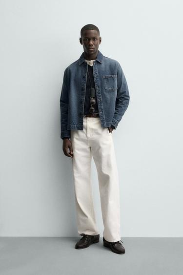 KËMISHË DENIM E ZBARDHUR - E kaltër nga Zara - Imazh 0