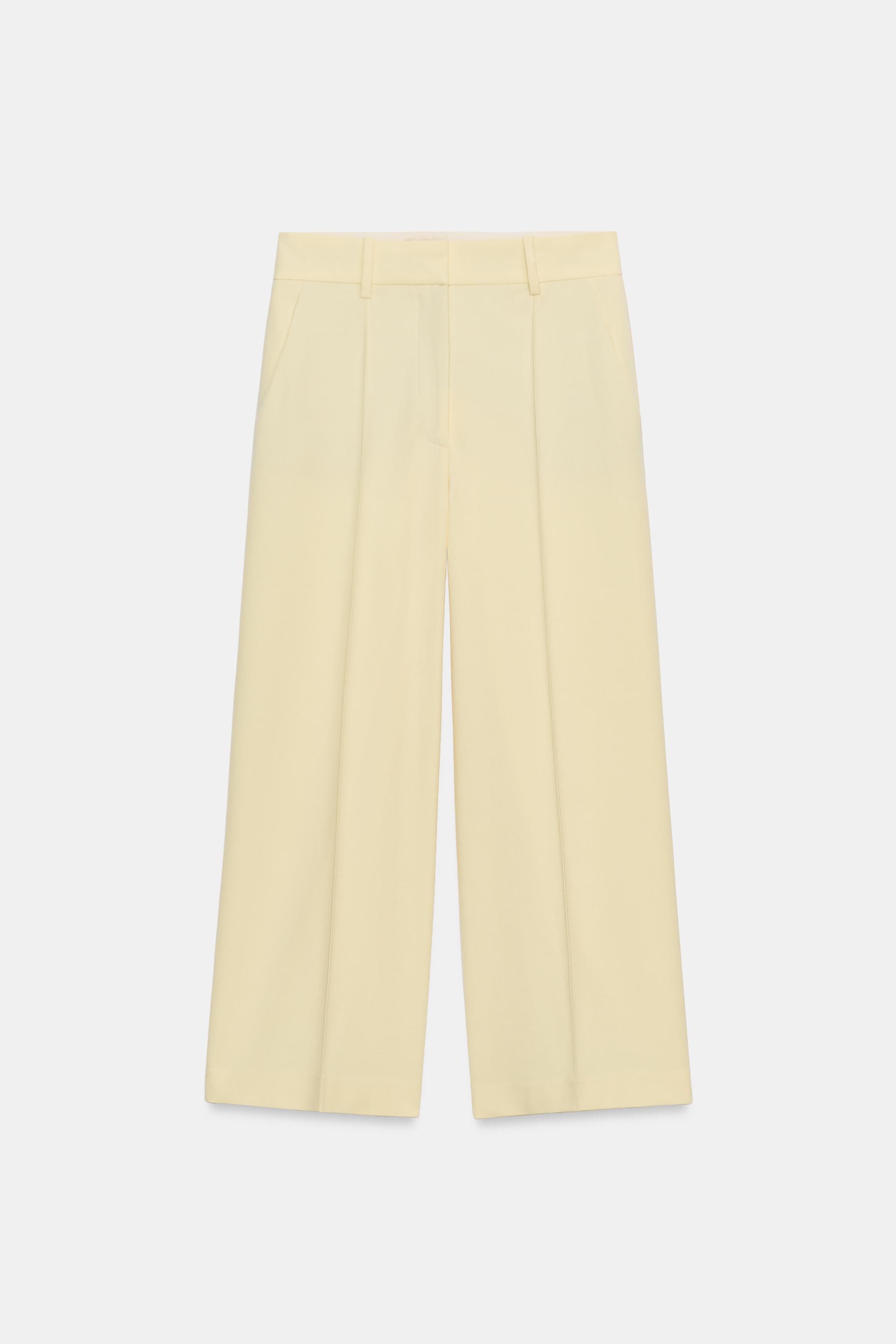 Zara ZW COLLECTION KISA PAÇA PANTOLON görsel 4