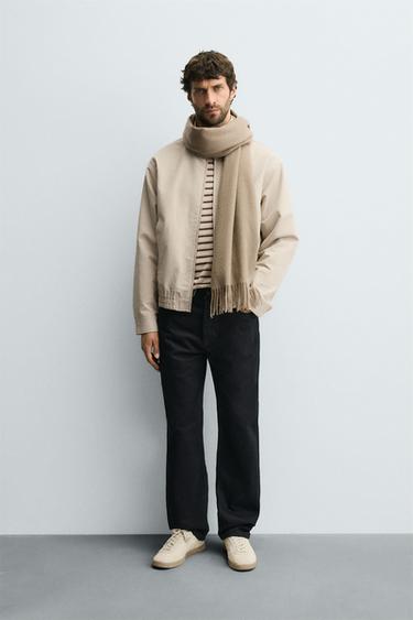 COTTON POCKET JACKET - Stone by Zara