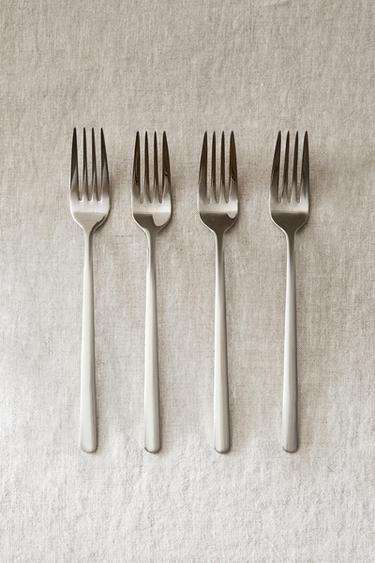 PACK OF SHINY STEEL FORKS (PACK OF 4) - Multicoloured by Zara - Image 7
