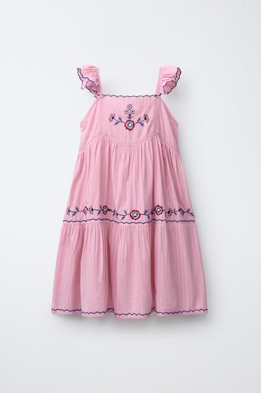 EMBROIDERED DRESS - Strawberry by Zara