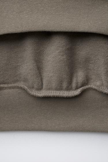 ENSEMBLE SWEAT À CAPUCHE ET PANTALON JOG AVEC BANDES - Beige de Zara - Image 7