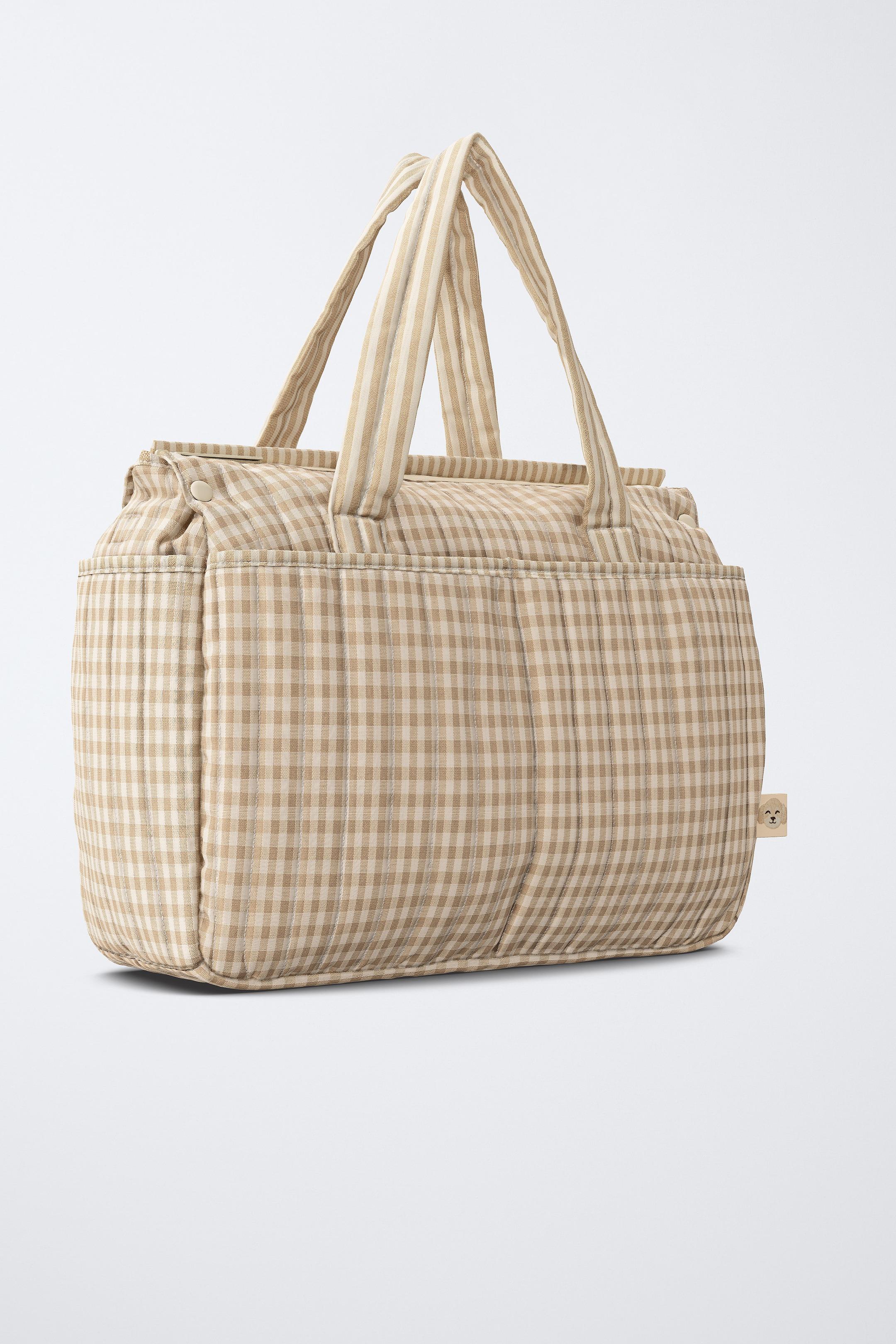 Zara PLAID MATERNITY SET - Off White