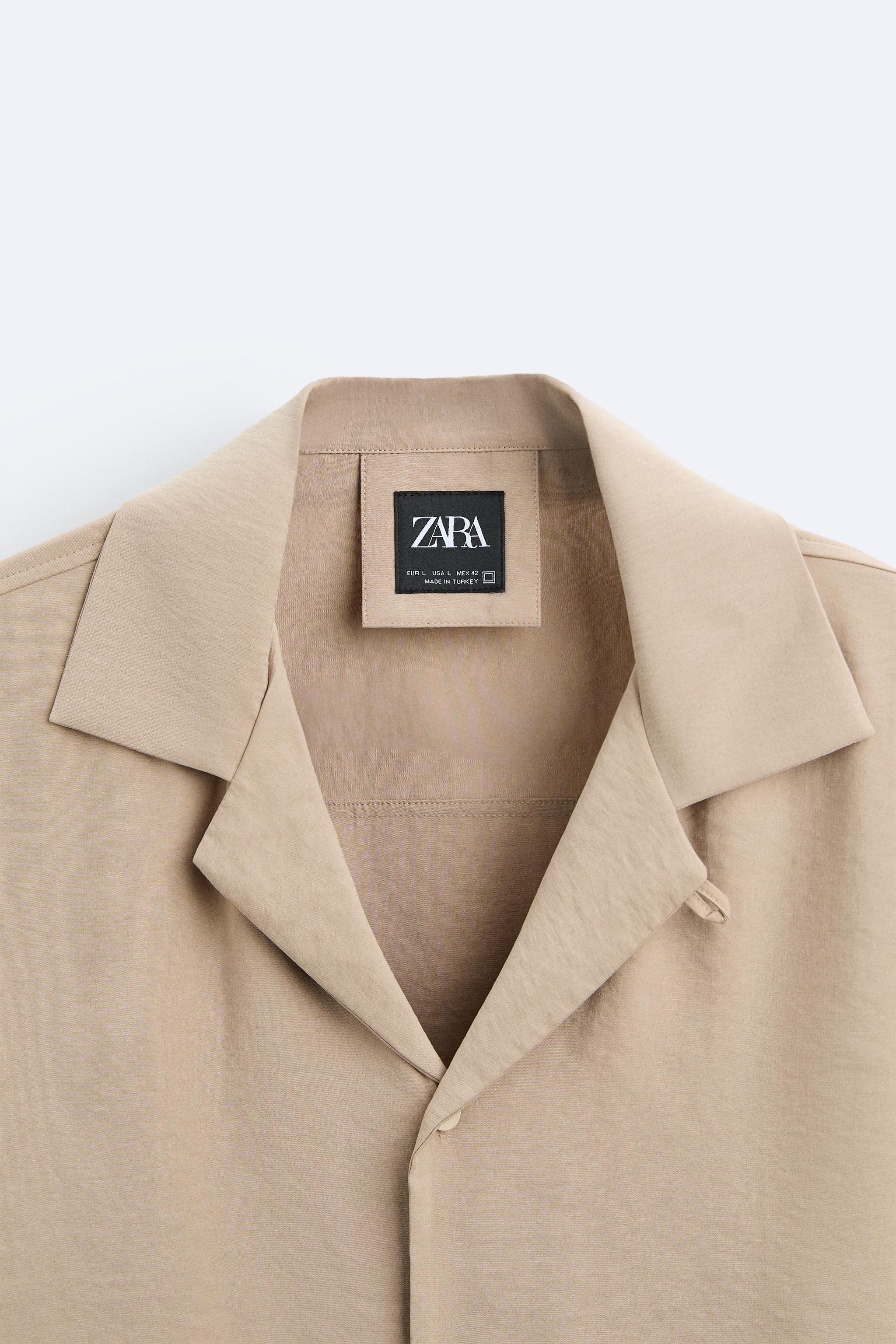 MODAL BLEND SHIRT - Black | ZARA United States