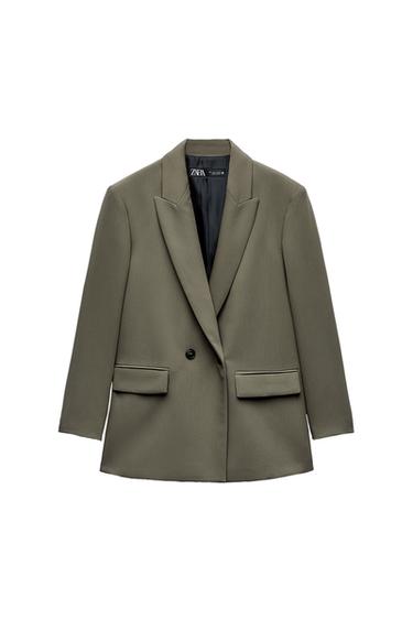 OVERSIZE BLAZER WITH PADDED SHOULDERS