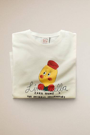 LIMONCELLA X THE ANIMALS OBSERVATORY T-SHIRT (ADULT) - Light beige by Zara - Image 4