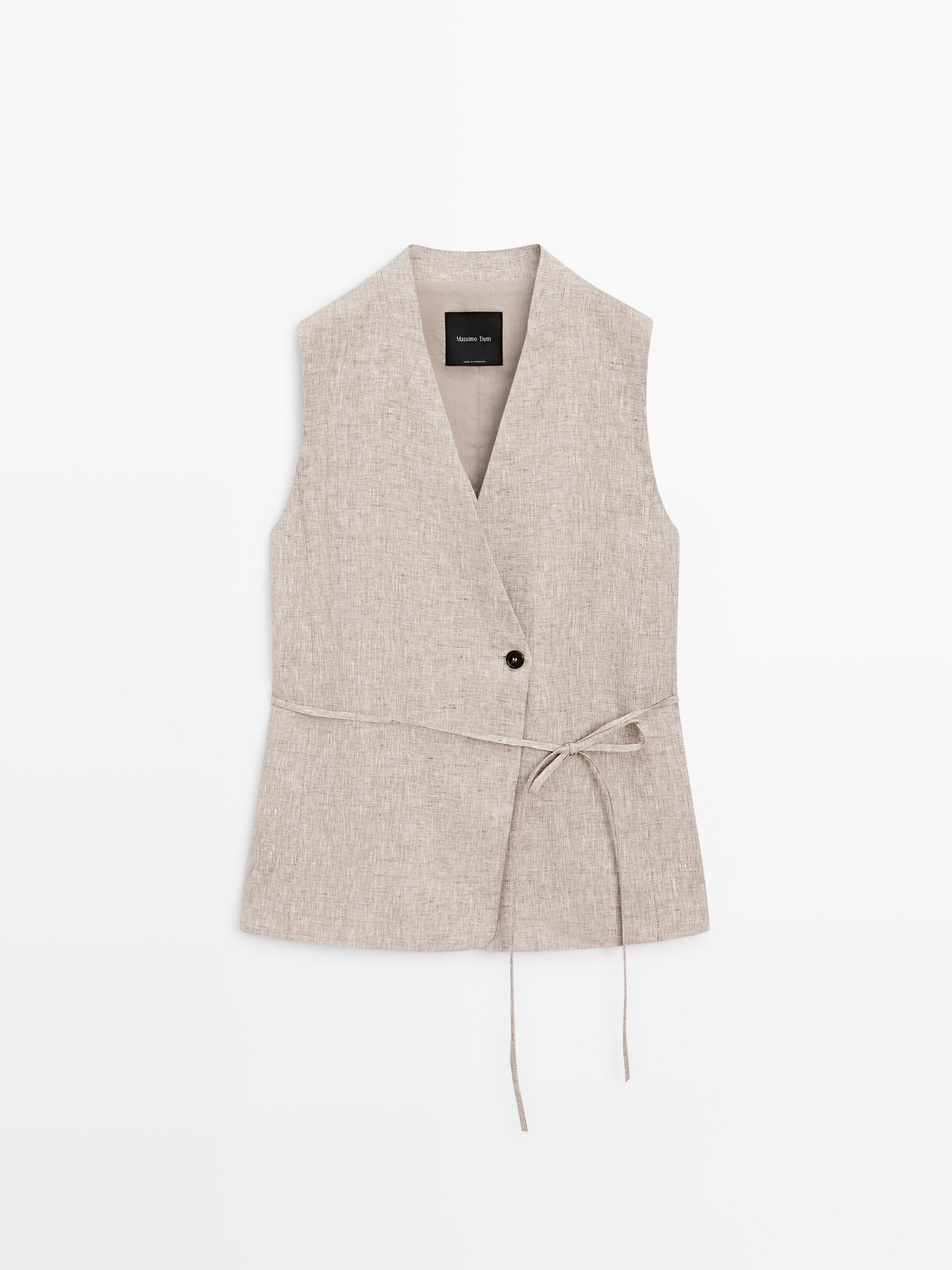Gilet de costume croisé