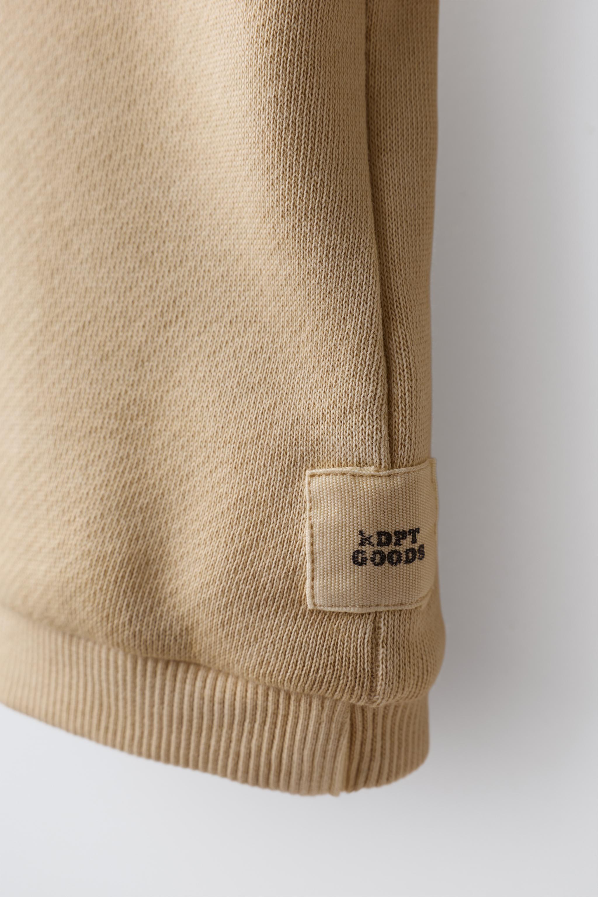 Детские свитеры Zara POLO COLLAR SWEATSHIRT AND JOGGER PANTS SET — фото 5
