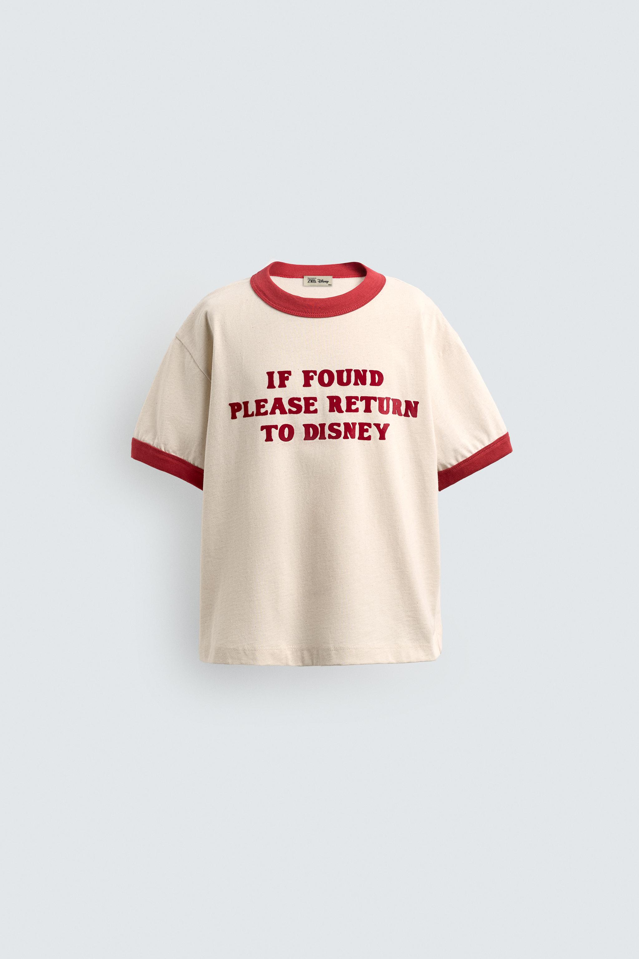 2-6歳/ HARRY LAMBERT FOR ZARA X DISNEY テキストTシャツ