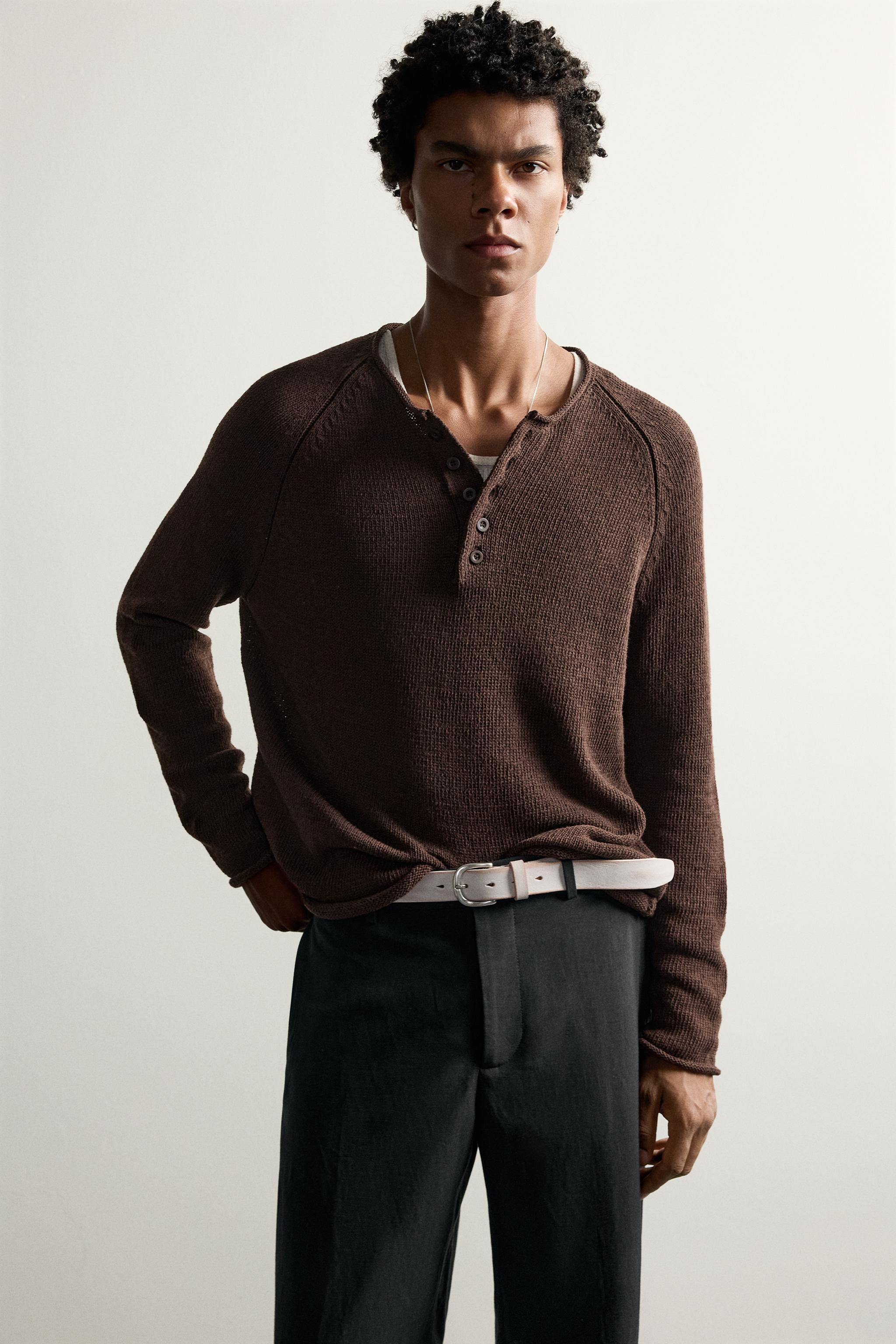 HENLEY REGULAR FIT JUMPER - thumbnail 5