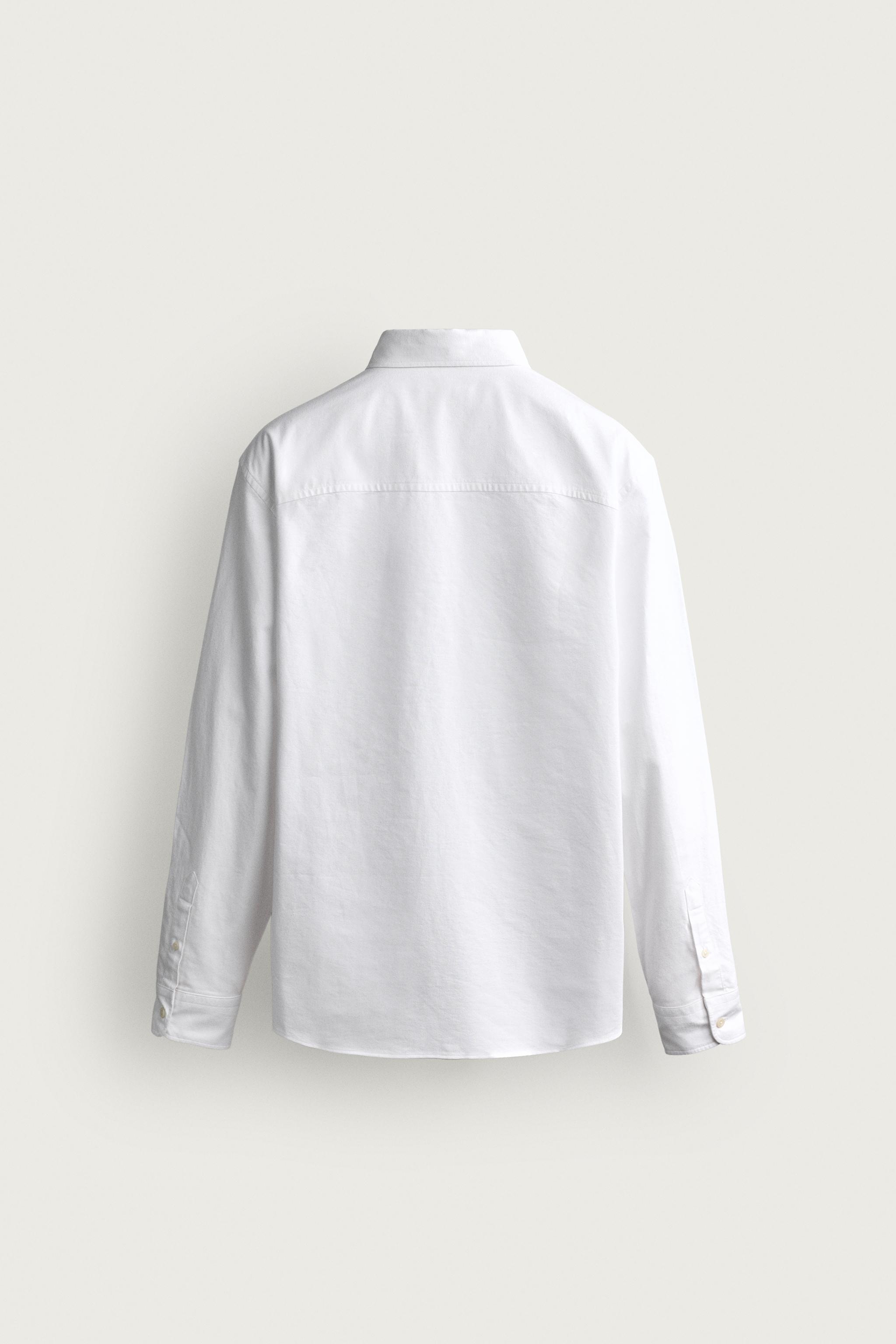 CHEMISE REGULAR FIT STRUCTURE OXFORD
