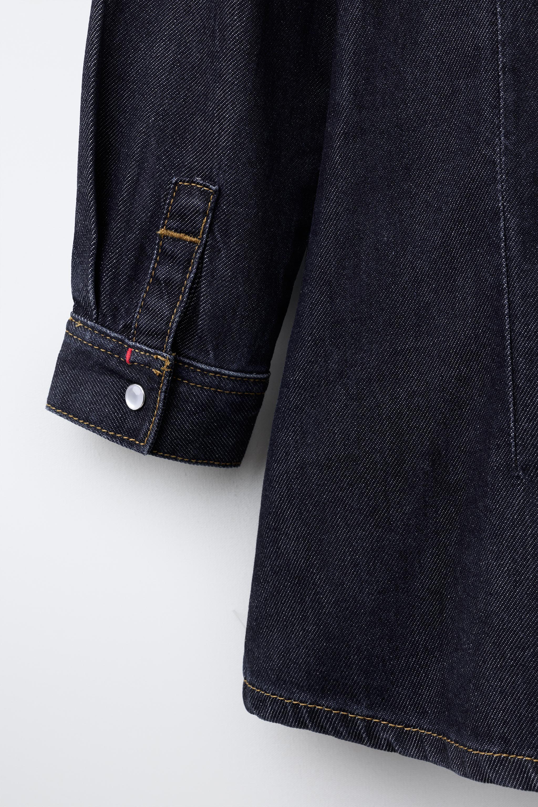 Детские платья Zara DENIM POCKET DRESS — фото 5