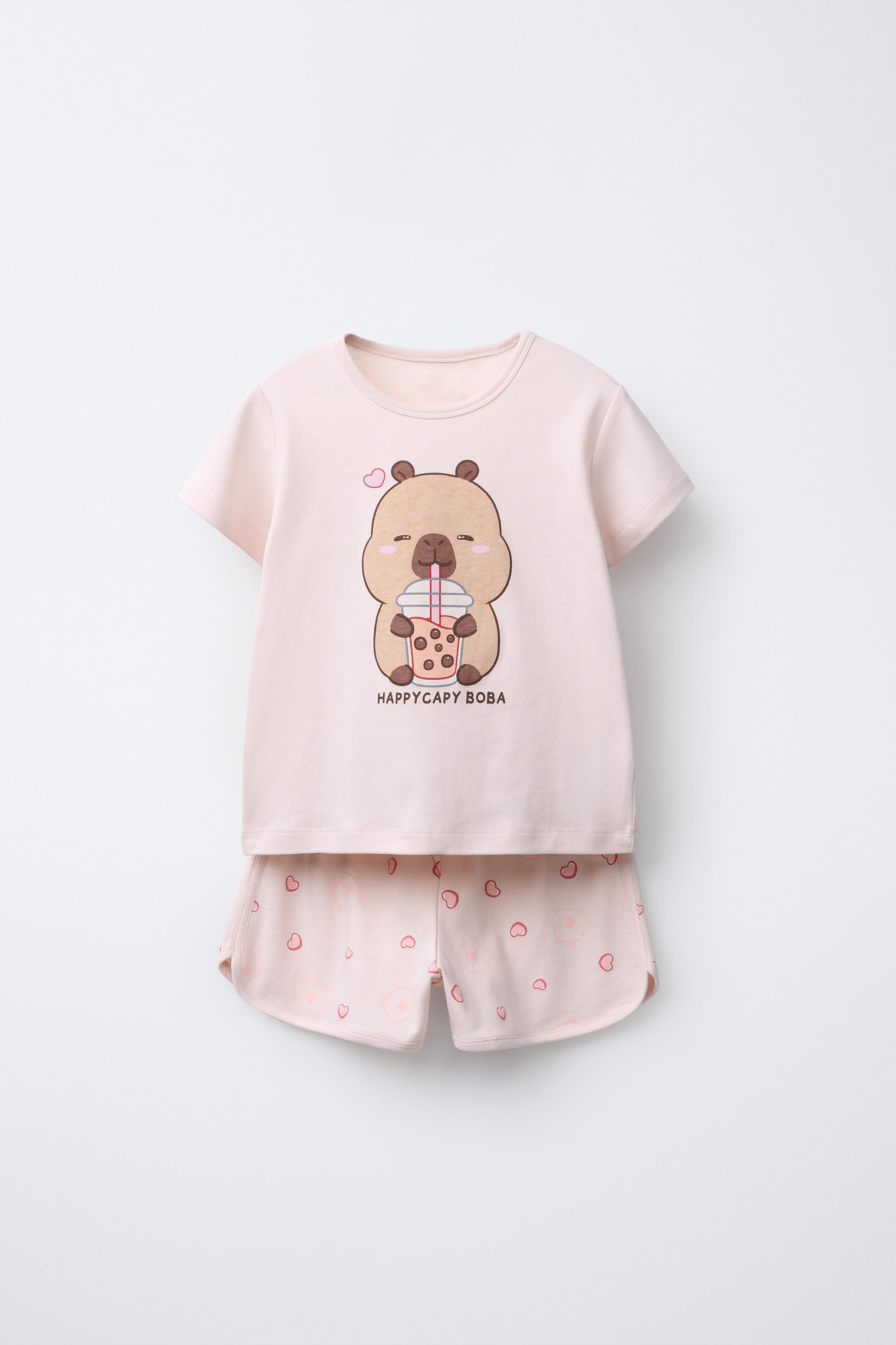 1 1/2-6 YEARS/ CAPYBARA CAPYFUN © PYJAMAS - Pink | ZARA Cambodia