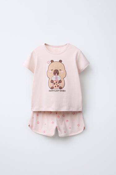 1 1/2-6 AÑOS/ PIJAMA CAPIBARA CAPYFUN © - Rosa de Zara