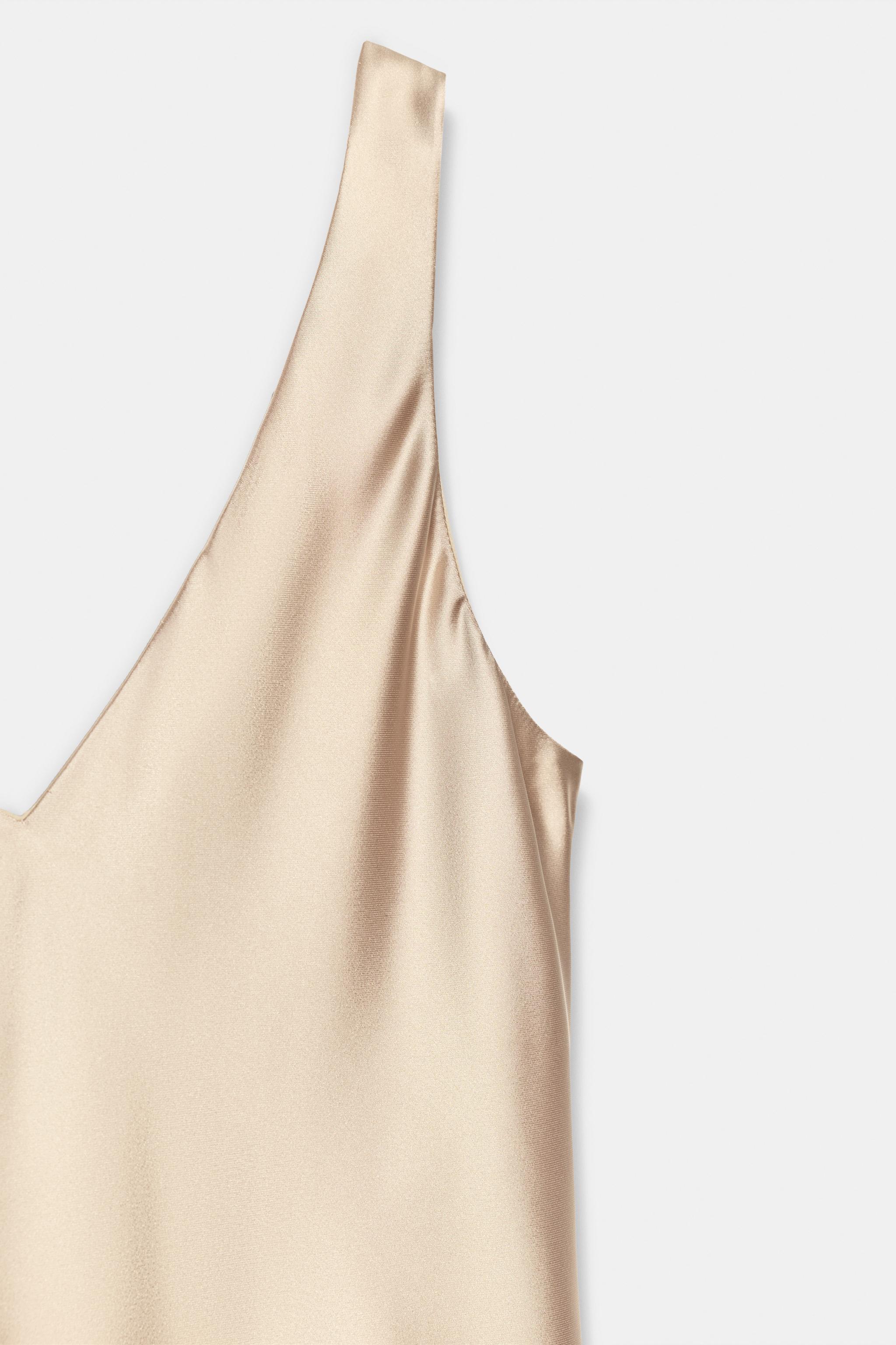 ROBE MIDI SATINÉE