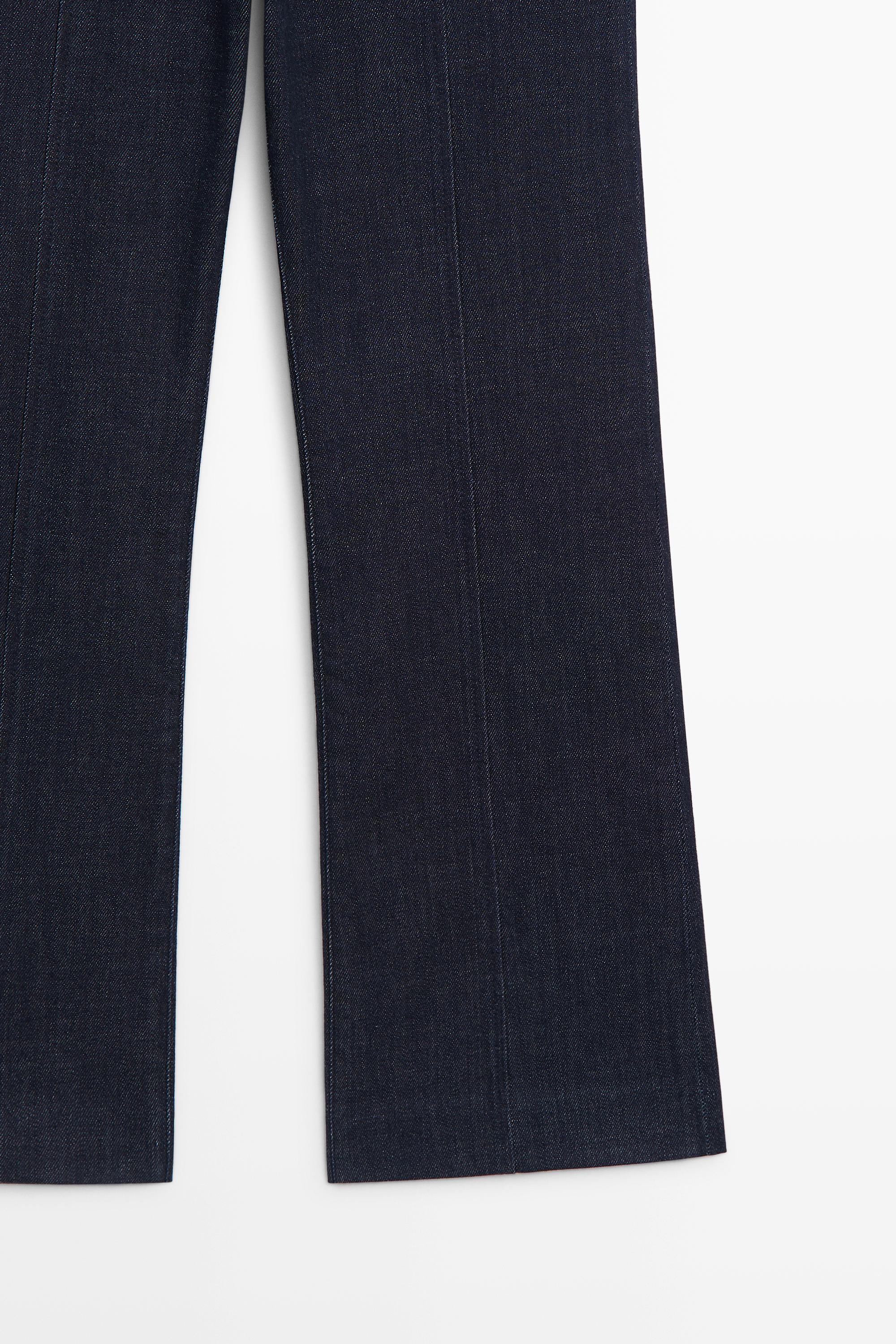 Flare-fit jeans with pocket detail