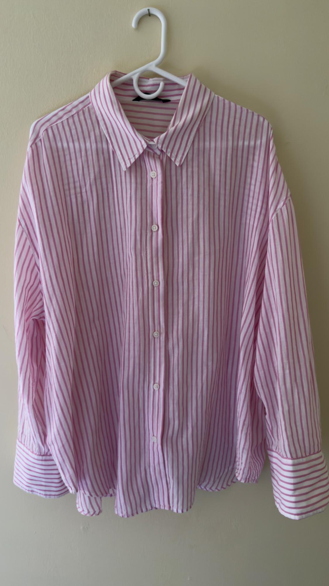 OVERSIZED STRIPED SHIRT - Image 2