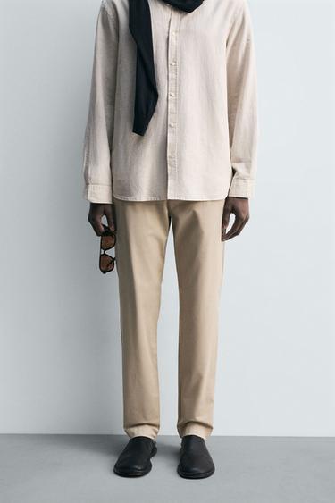 PANTALÓN CHINO SLIM FIT - Beige de Zara