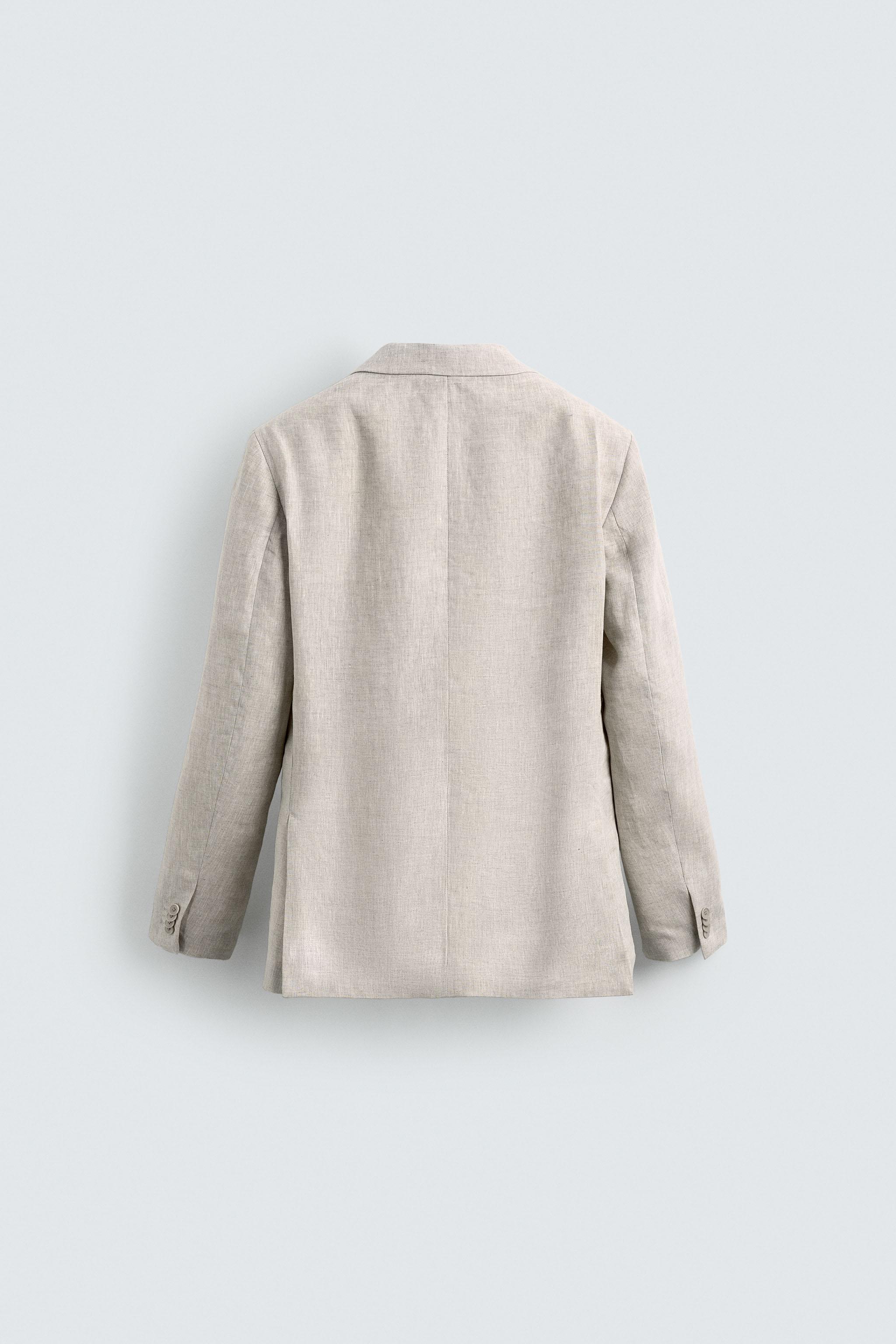 100％リネンスーツブレザー - ライトベージュ | ZARA Japan / 日本