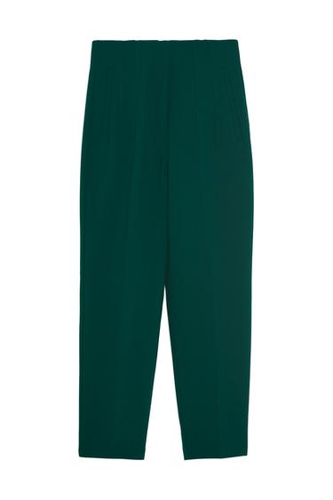 HIGH-WAISTED PANTS WITH DARTS