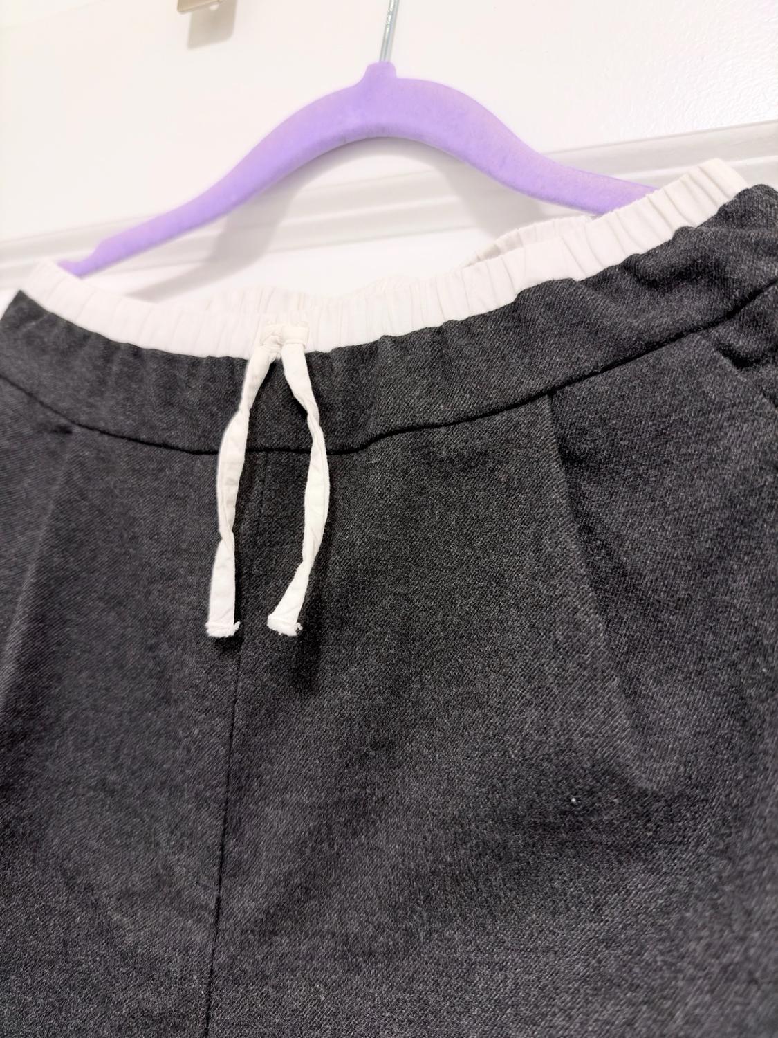 PANTS WITH CONTRASTING DOUBLE WAISTBAND - Image 2