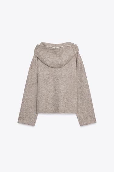 RUSTIC HOODIE - Brown / Taupe by Zara - Image 3