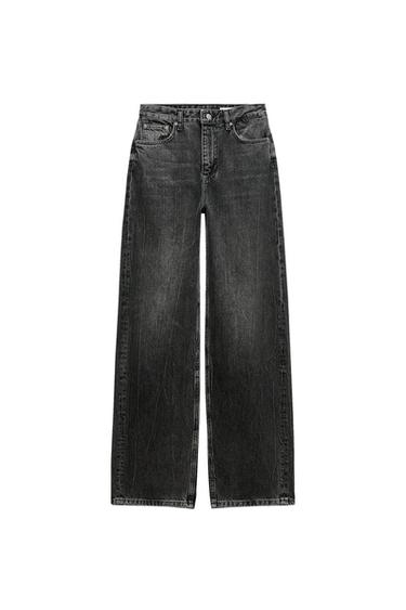 ZW COLLECTION WIDE-LEG HIGH-WAIST JEANS