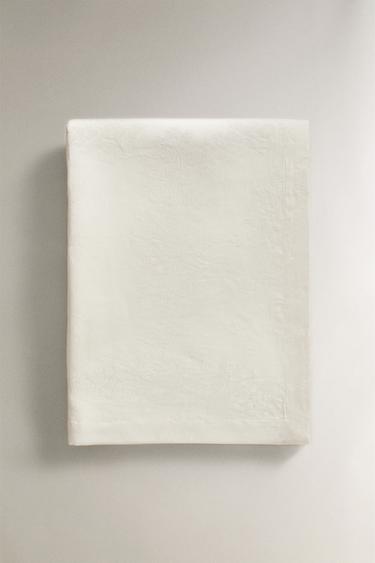 NAPPE JACQUARD ROSES - Blanc de Zara - Image 4