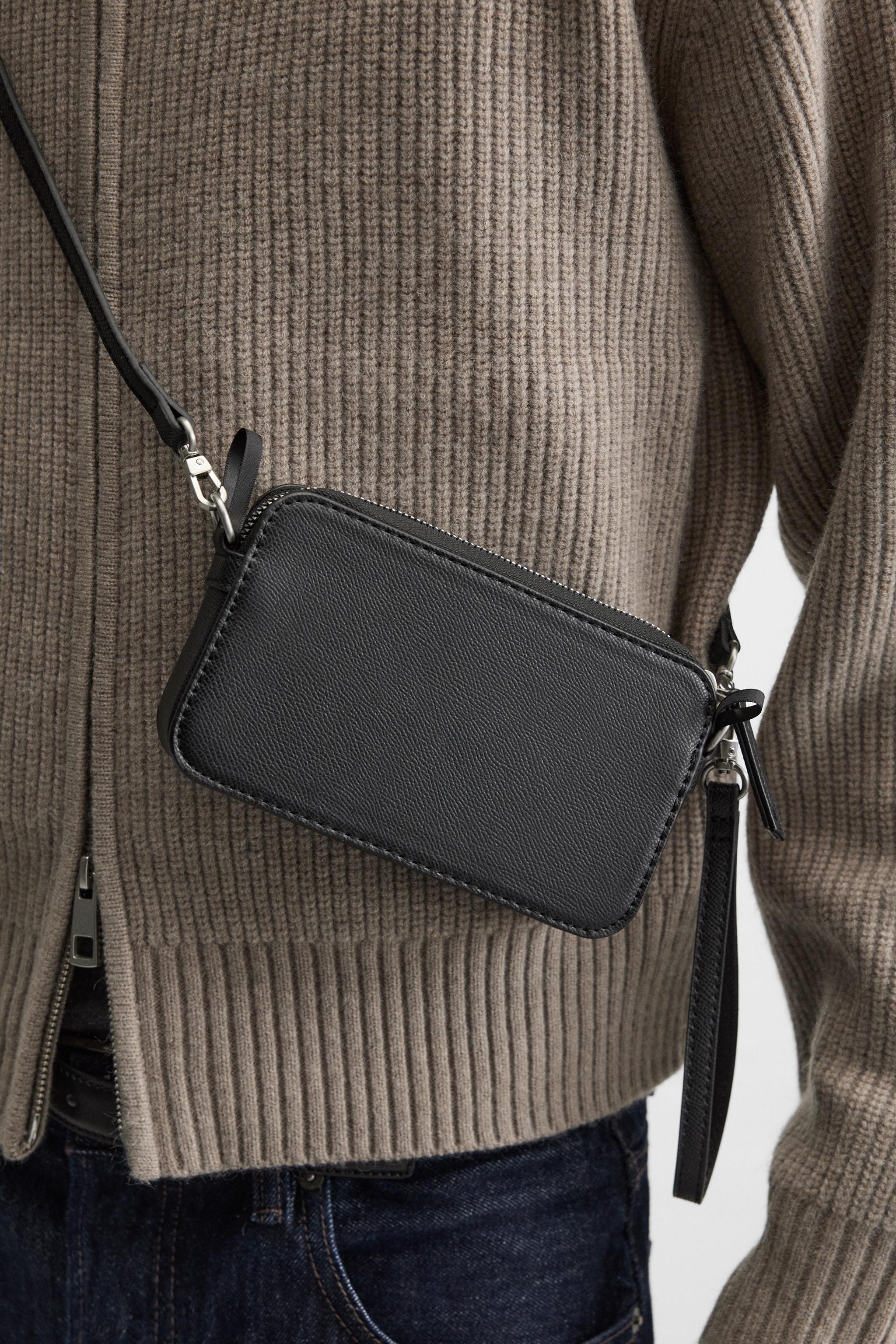テクスチャクロスボディバッグ - グリーン | ZARA Japan / 日本