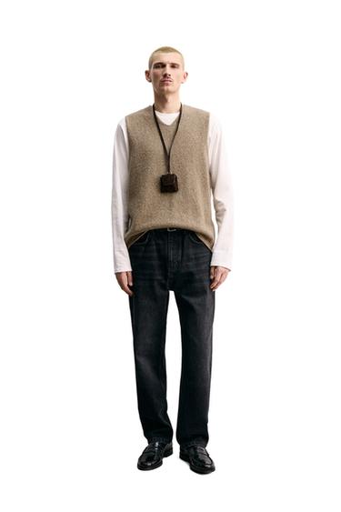 BOTONATO KNIT VEST - Beige by Zara