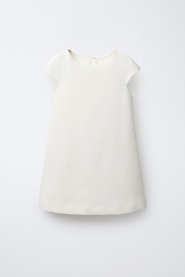 ROBE À PLUMES DÉTACHABLES - Écru de Zara - Image 1