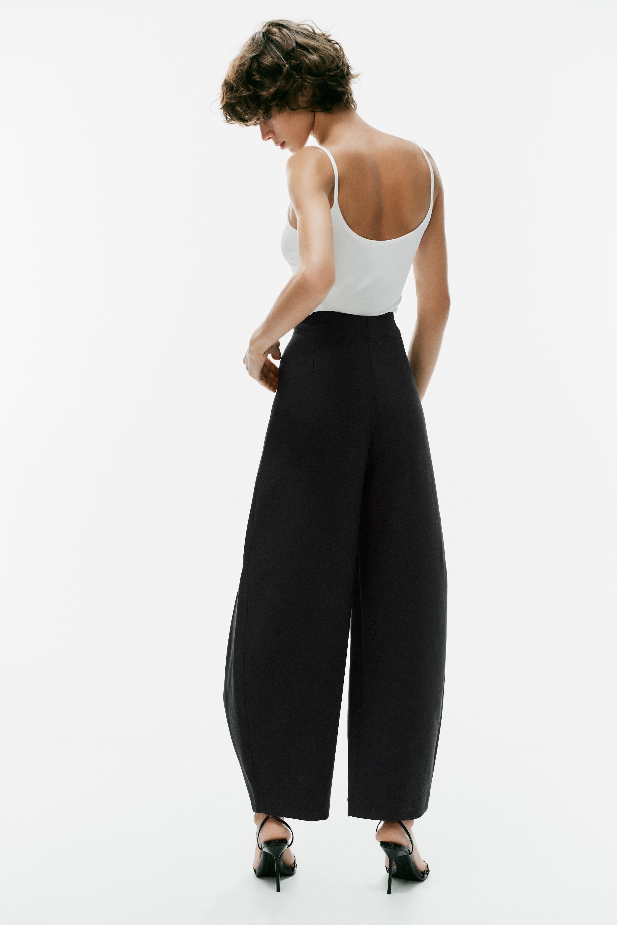 Женские брюки Zara HIGH-RISE BALLOON PANTS — фото 5