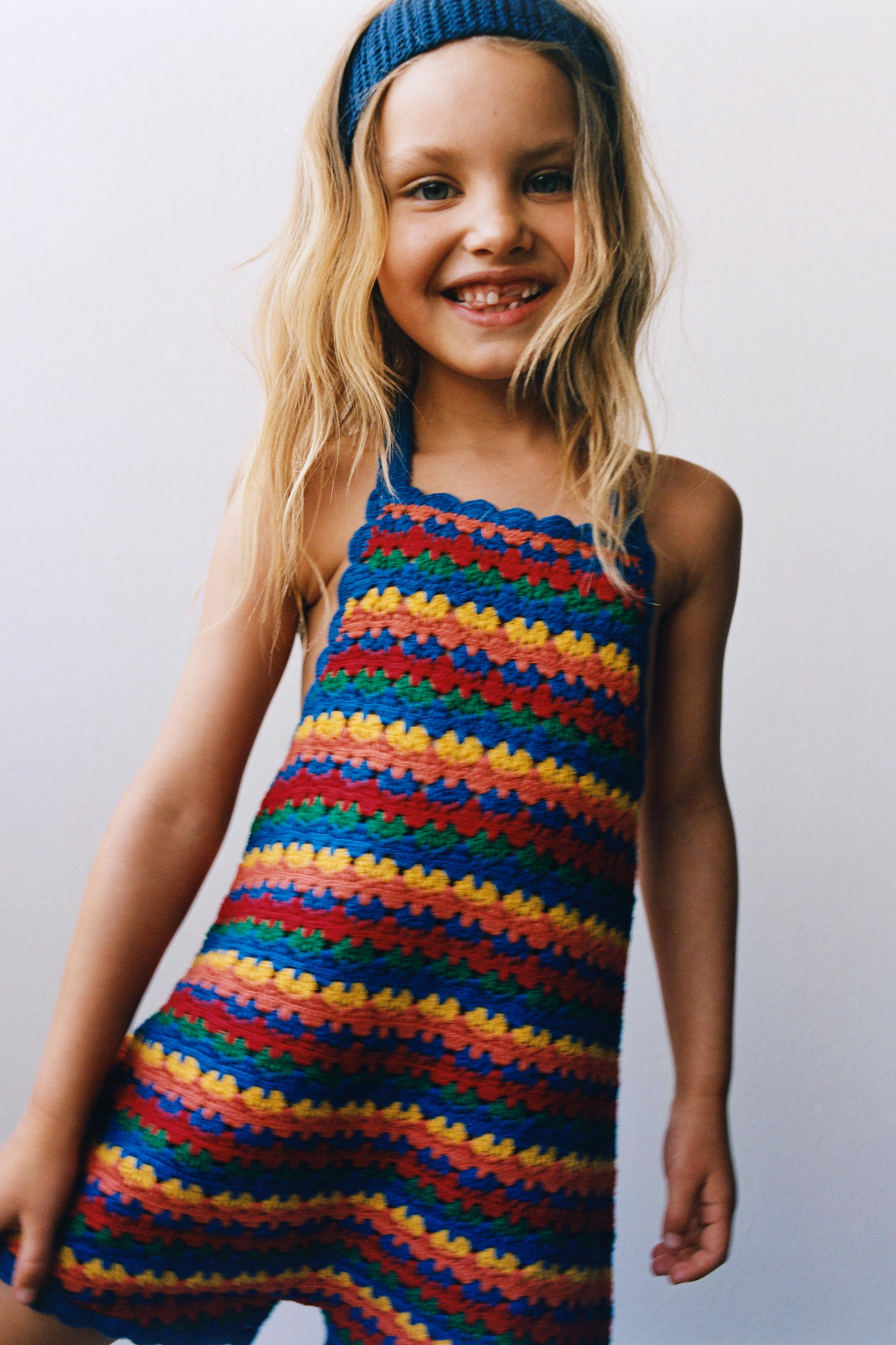 MULTICOLOR CROCHET KNIT SHORT JUMPSUIT