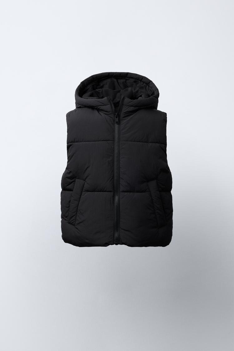 Doudoune Zara Manteau Capuche Femme Zara DOUDOUNE SANS MANCHES À