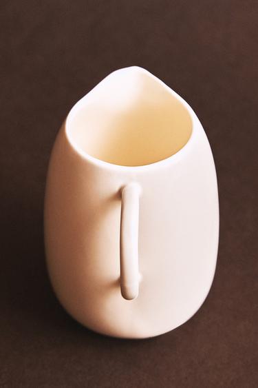 PLAIN STONEWARE MILK JUG - Cream by Zara - Image 5