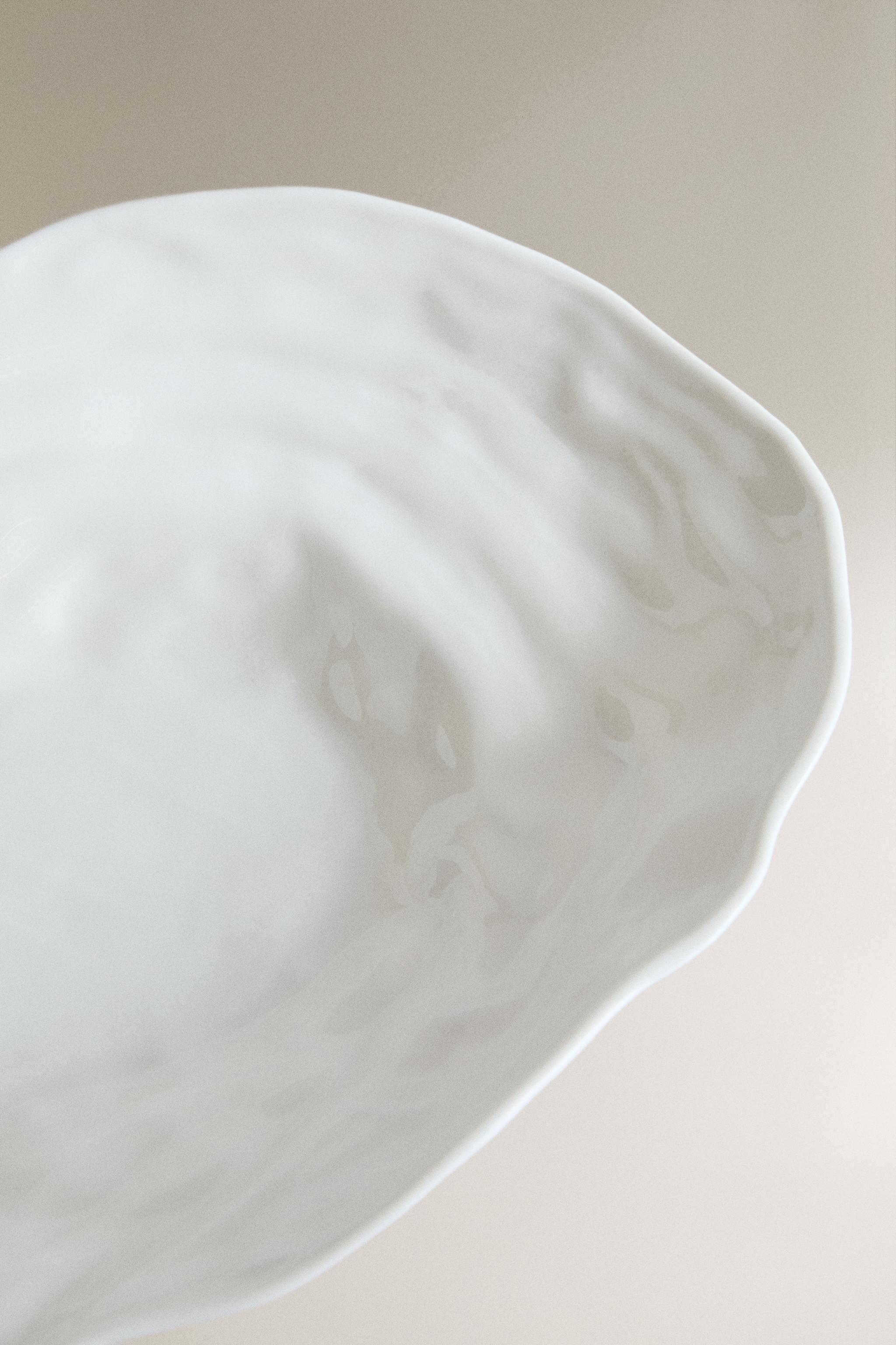 GRAND PLAT COQUILLAGE EN PORCELAINE