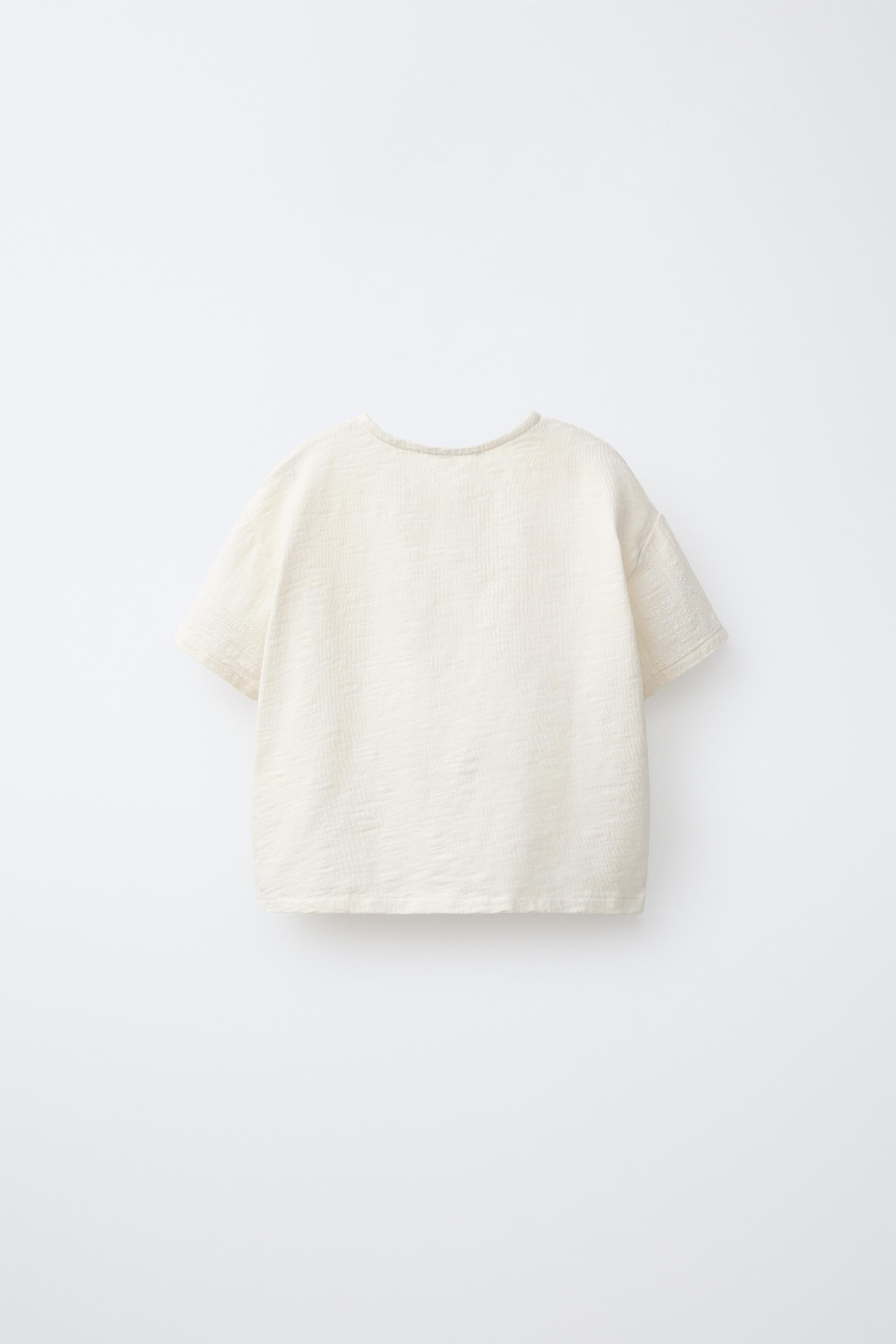 Детские футболки Zara COMBINATION POCKET T-SHIRT — фото 3