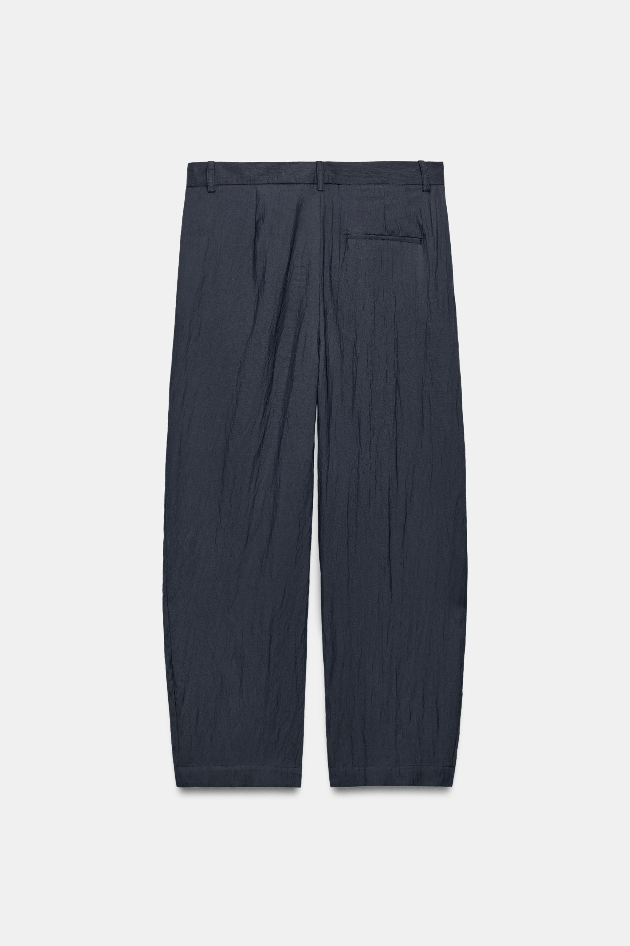 ZW COLLECTION WIDE-LEG PLEATED TROUSERS