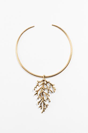 COLLAR CHOKER CORAL - Dorado de Zara