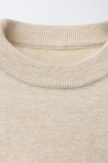 FINE KNIT JUMPER - Light beige by Zara - Image 2
