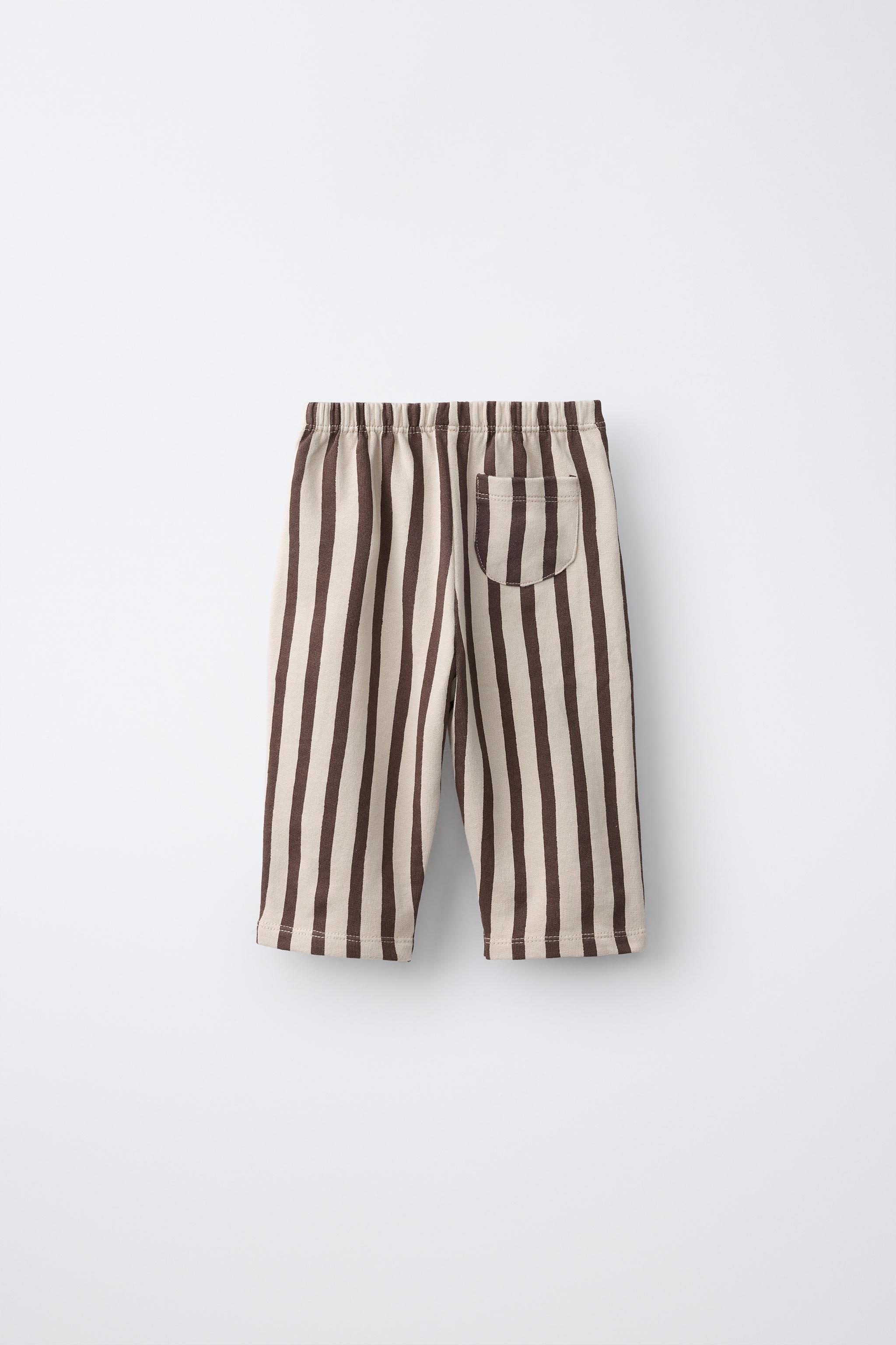 STRIPED PRINT PANTS