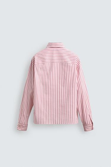 MICKEY MOUSE PATCH STRIPED SHIRT HARRY LAMBERT FOR ZARA X DISNEY - Pink by Zara - Image 7