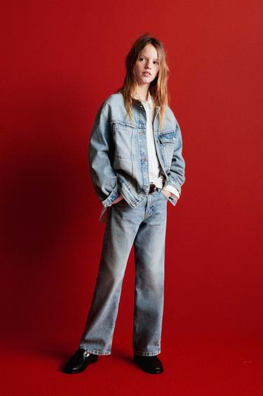 ДЖИНСОВАЯ КУРТКА — СИНИЙ от Zara — изображение 0