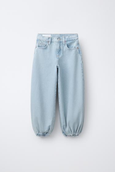 JEANS JOGGER - Azul de Zara
