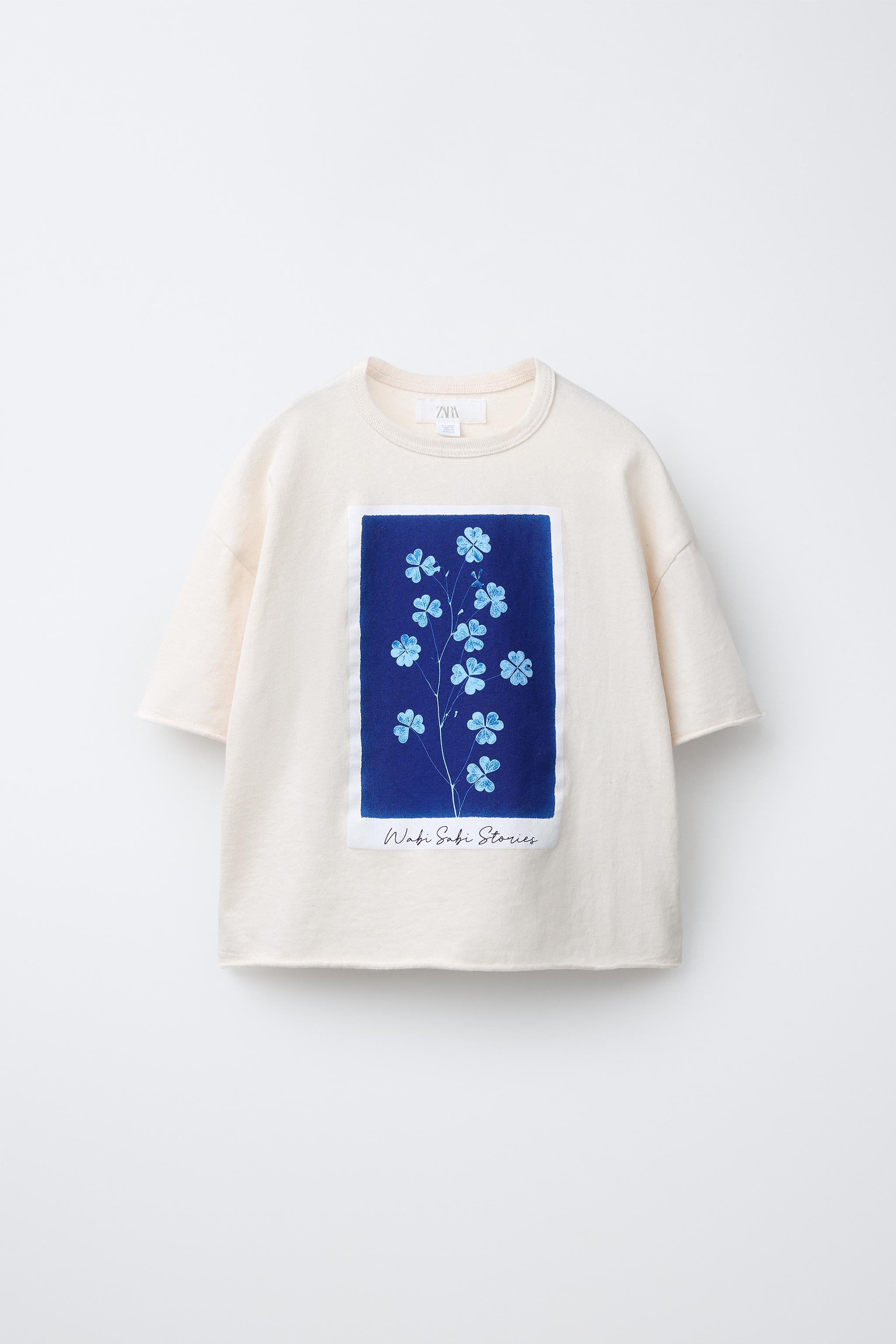 House on the Hill 花柄 Tシャツ　80cm NANGA(ナンガ) ECO HYBRID VINTAGE FLOWER TEE エコハイブリッド